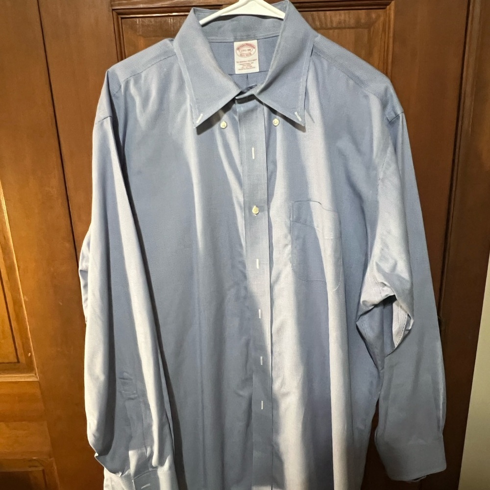 Brooks Brothers Light Blue Classic Dress Shirt